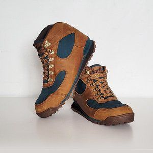 Danner Women's Jag Distressed Hiking Boot in Brown/ Deep Teal - Size 7